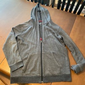 Boys Cat & Jack Grey Hoodie Sweatshirt XL 16